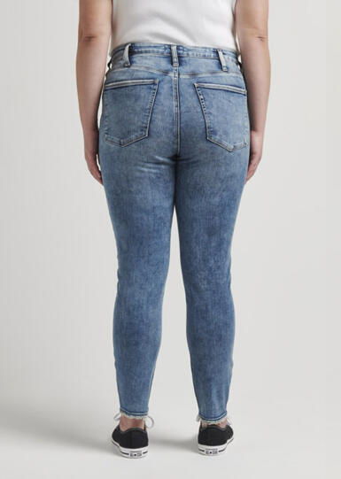 Women's Plus High Note Jeans - Back View