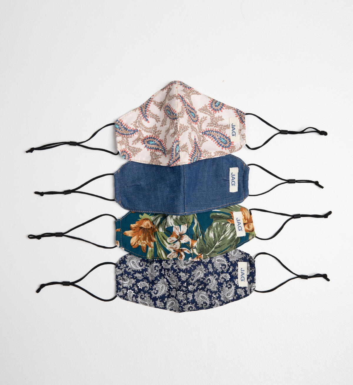 Printed Protective Face Mask - Set of 4, , hi-res image number 0