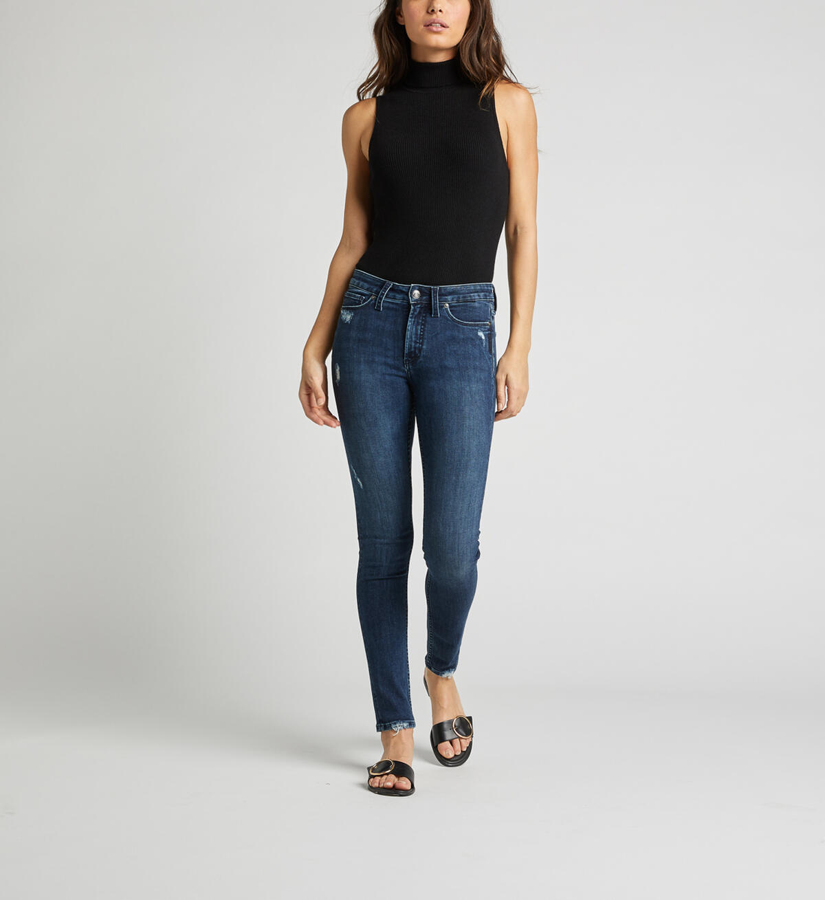 Most Wanted Mid Rise Skinny Leg Jeans, , hi-res image number 3