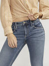 Boyfriend Mid Rise Slim Leg Jeans, Indigo, hi-res image number 4