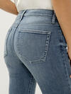 Most Wanted Mid Rise Skinny Flare Jeans image number 3