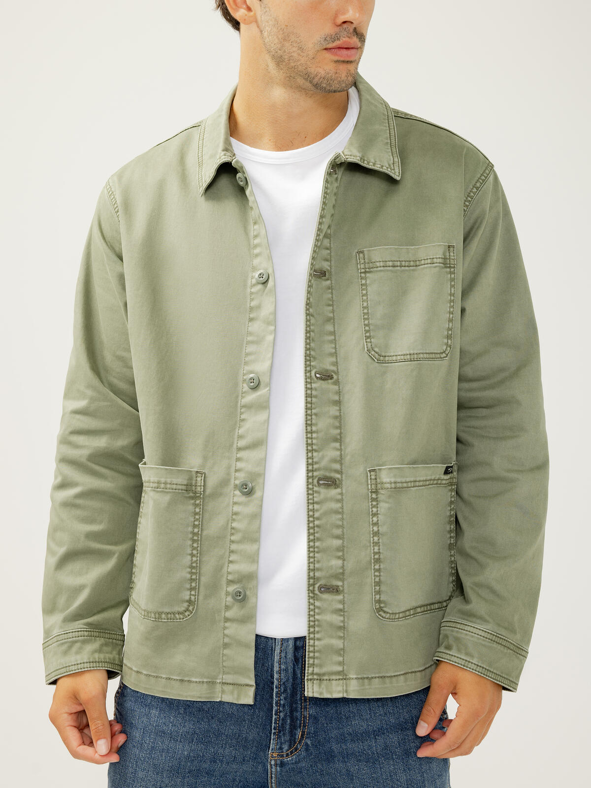 Essential Twill Chore Jacket image number 0