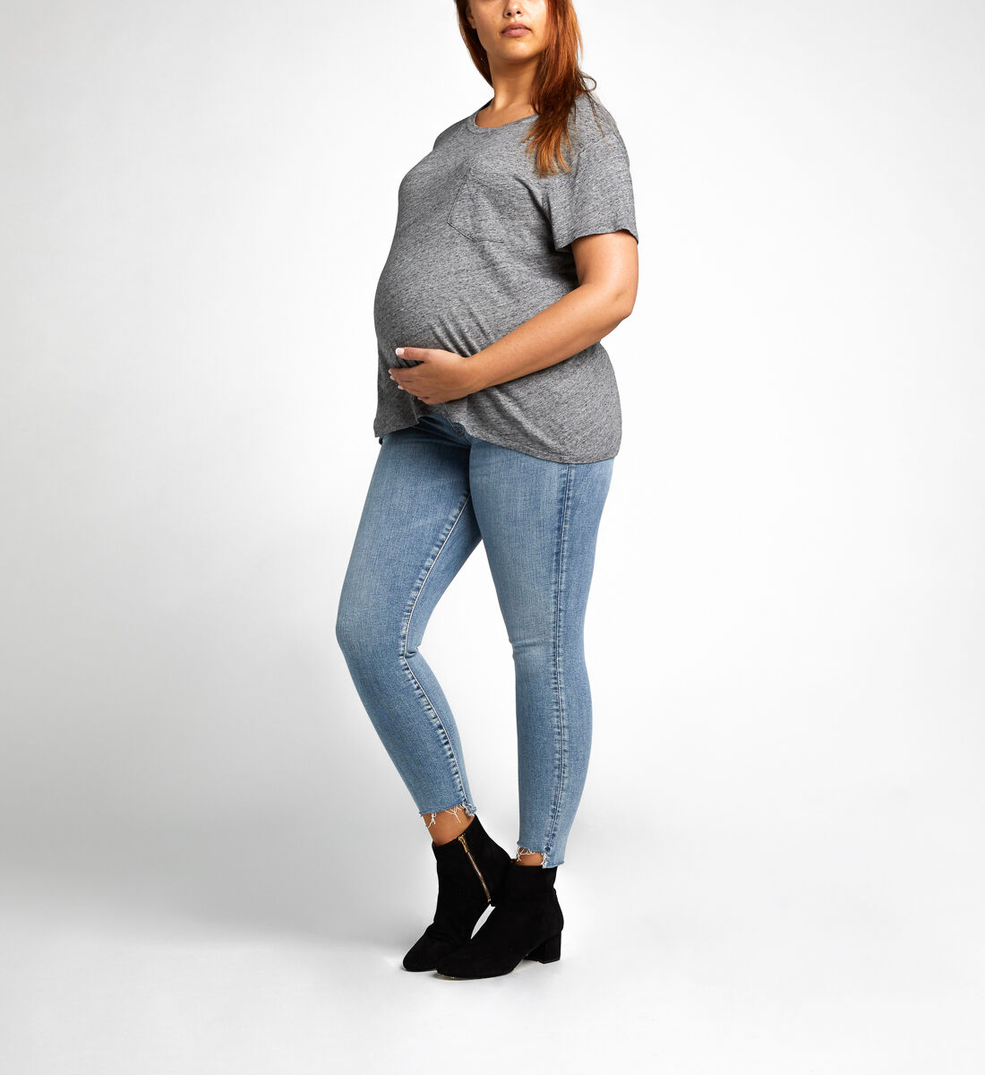 Aiko Ankle Skinny Medium Wash Maternity 