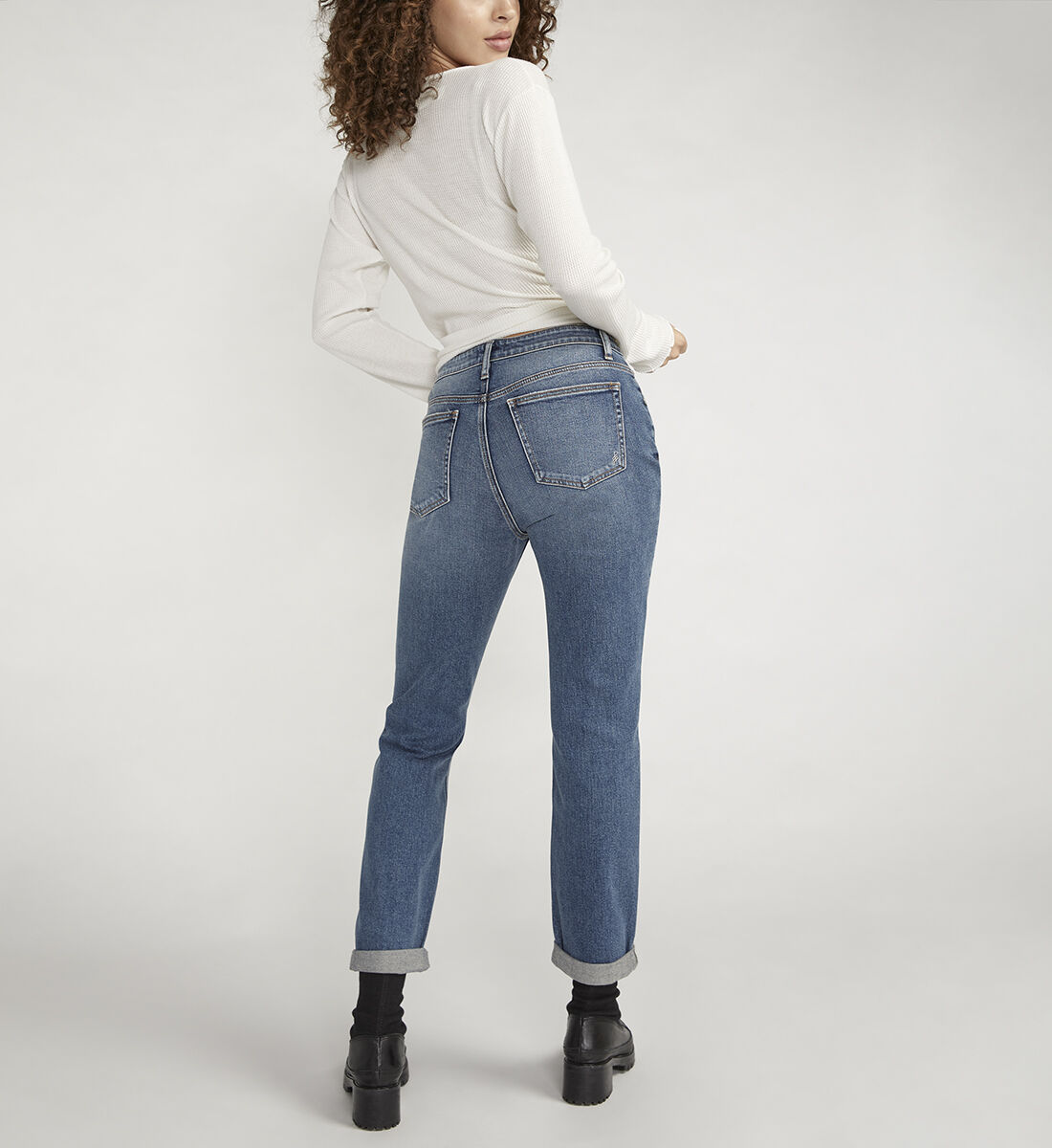 Buy Beau High Rise Slim Leg Jeans for USD 84.00 Silver Jeans US New