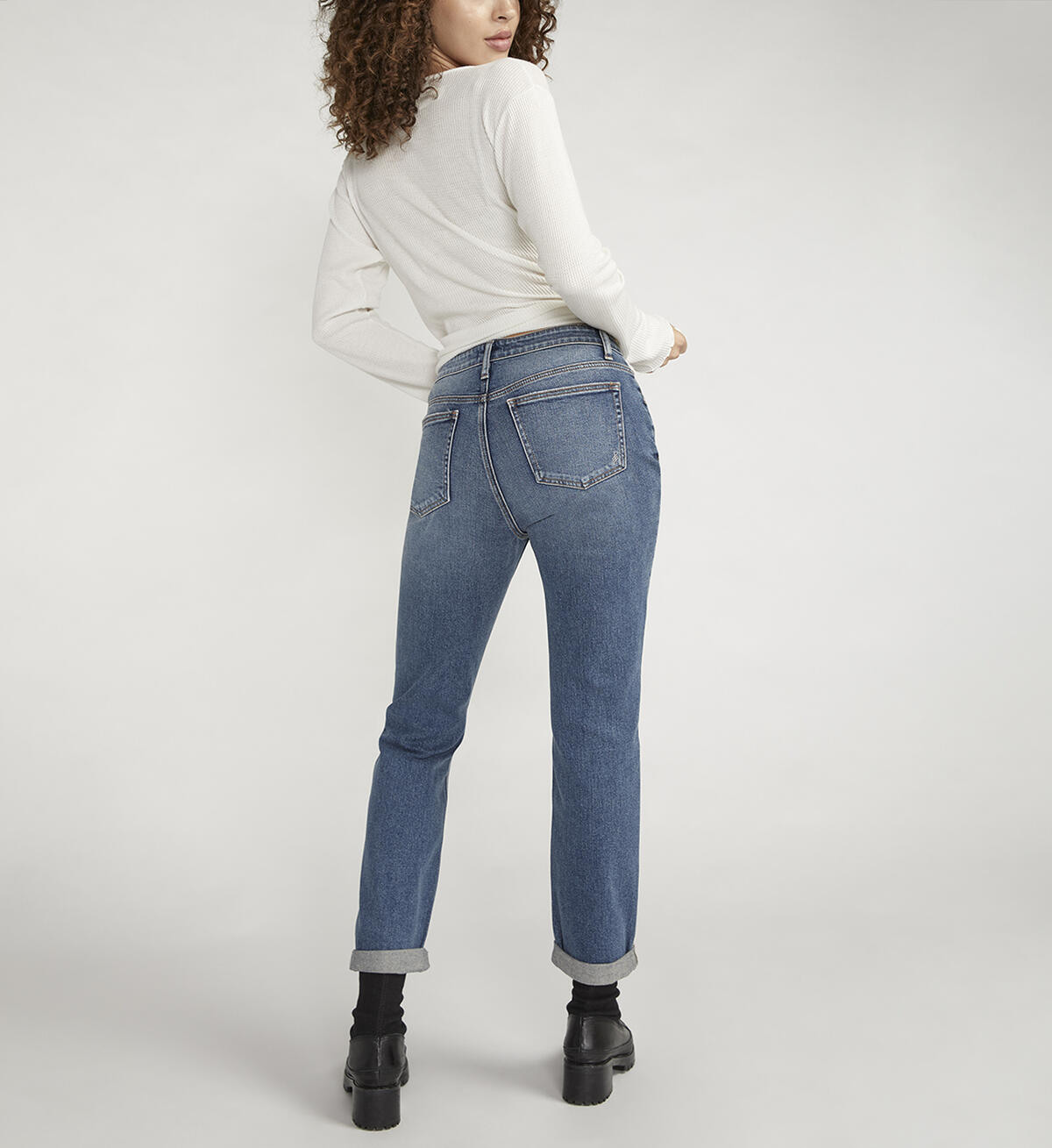 Beau High Rise Slim Leg Jeans, Indigo, hi-res image number 3