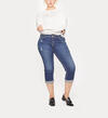 Suki Capri Dark Wash, , hi-res image number 3