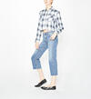 Wide Leg Crop High Rise Dark Wash, , hi-res image number 2
