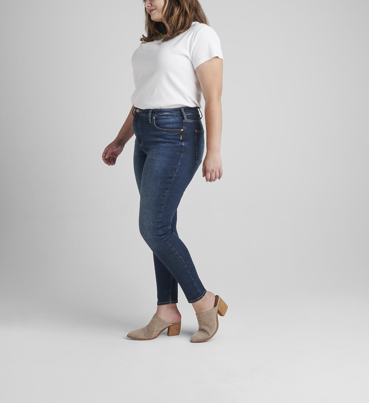 Infinite Fit High Rise Skinny Jeans, Indigo, hi-res image number 2