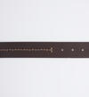 Contrast Stitch Leather Mens Belt, , hi-res image number 1