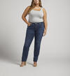 Suki Mid Rise Straight Leg Jeans Plus Size, Indigo, hi-res image number 0