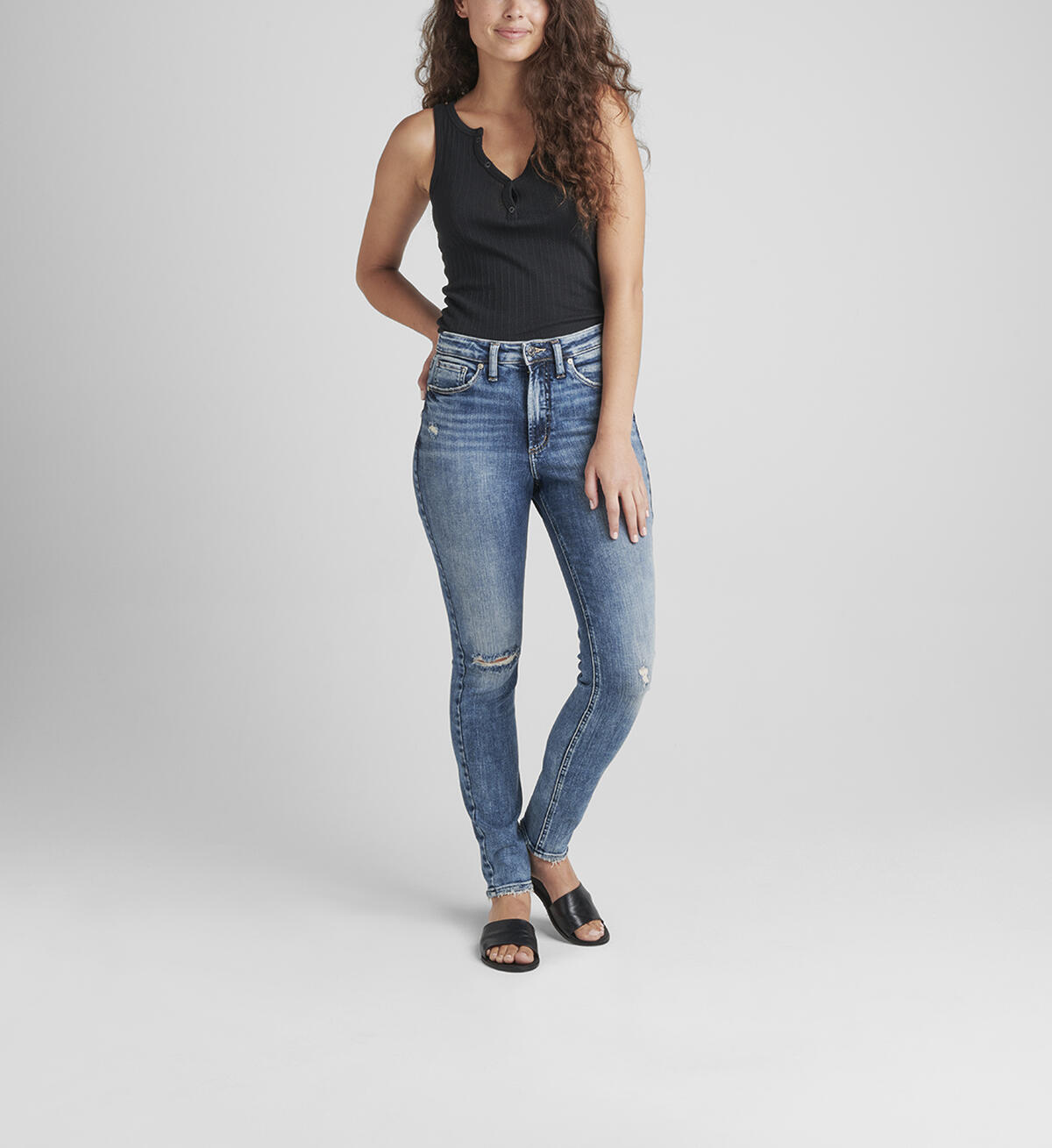 High Note High Rise Skinny Jeans, , hi-res image number 0