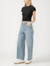 High Rise Barrel Leg Jeans, , hi-res image number 2