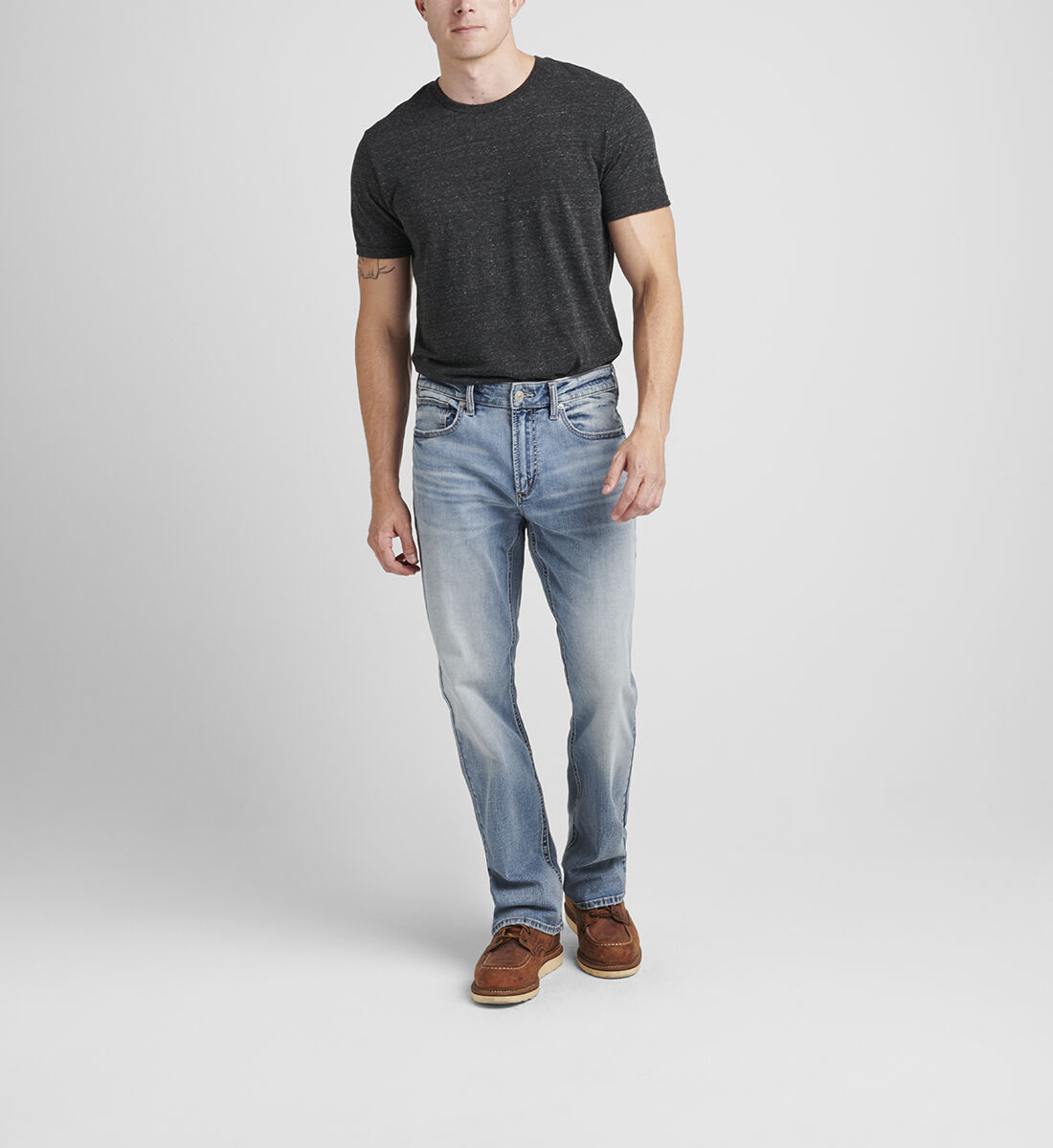 Craig Easy Fit Bootcut Jeans Front