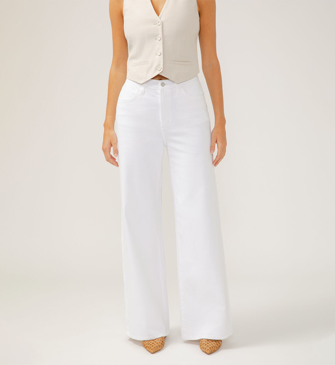 かわいい新作 Buy Highly Desirable High Rise Ultra Wide Leg Jeans for USD ミリタリージャケット