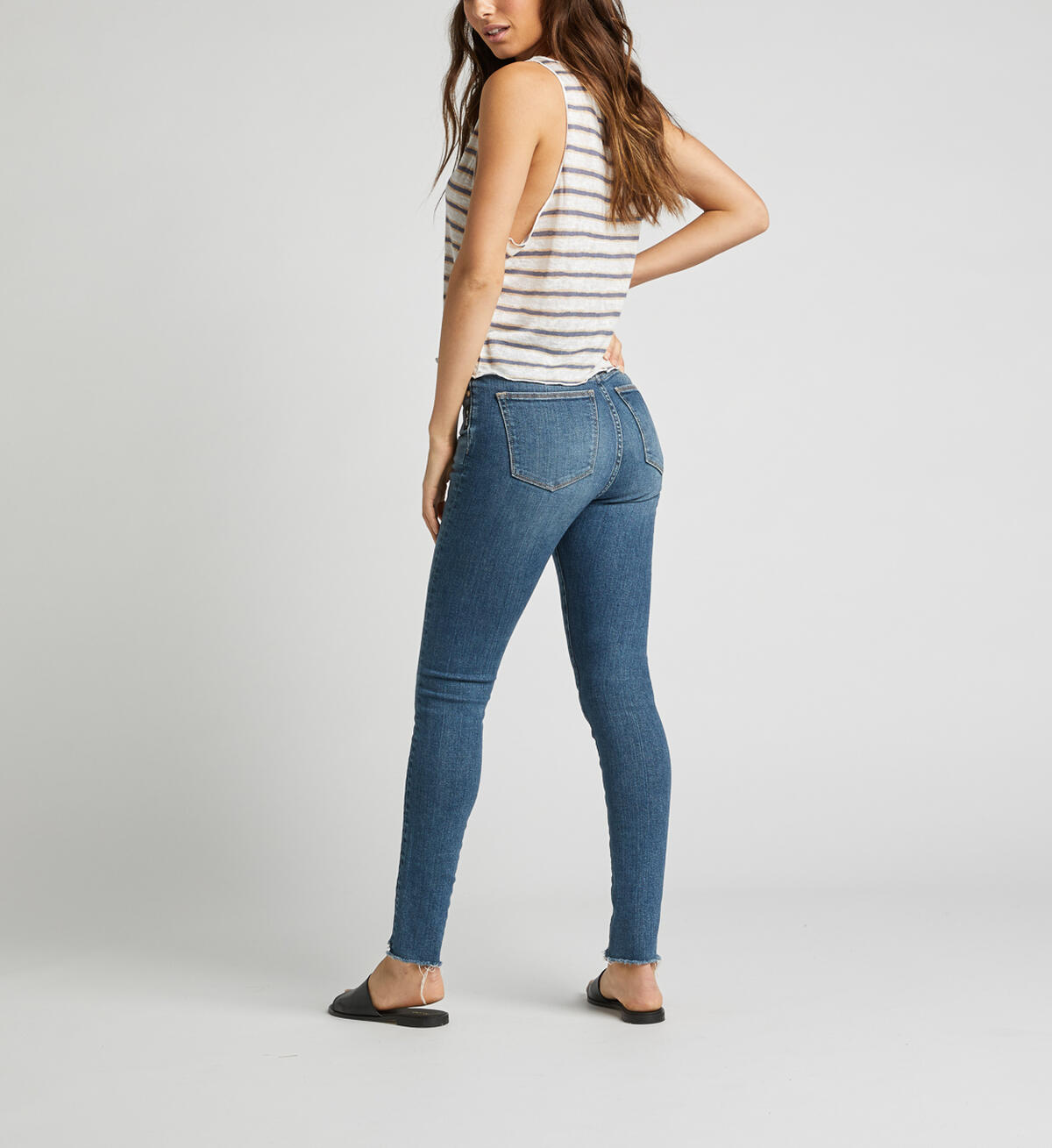 Adrianna Striped Tank Top, , hi-res image number 2