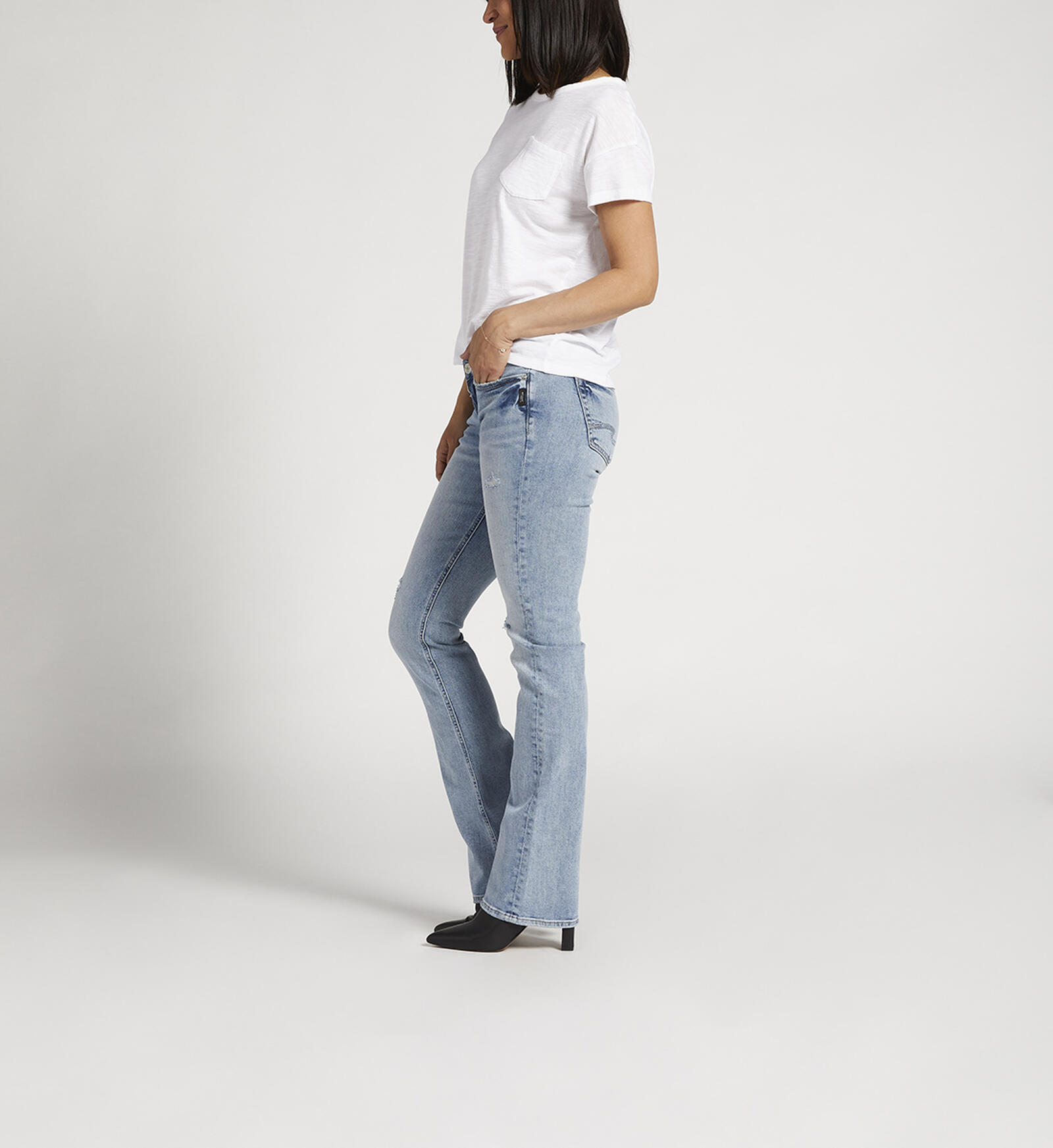 Buy Tuesday Low Rise Slim Bootcut Jeans for USD 50.00 | Silver Jeans US New
