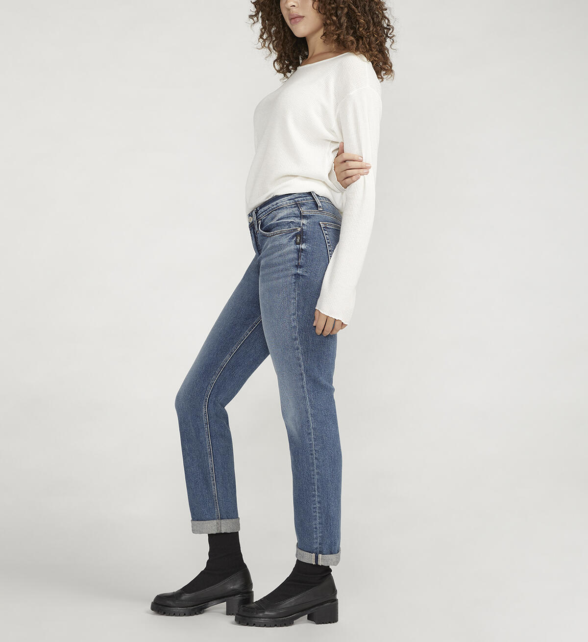 Beau High Rise Slim Leg Jeans, Indigo, hi-res image number 2