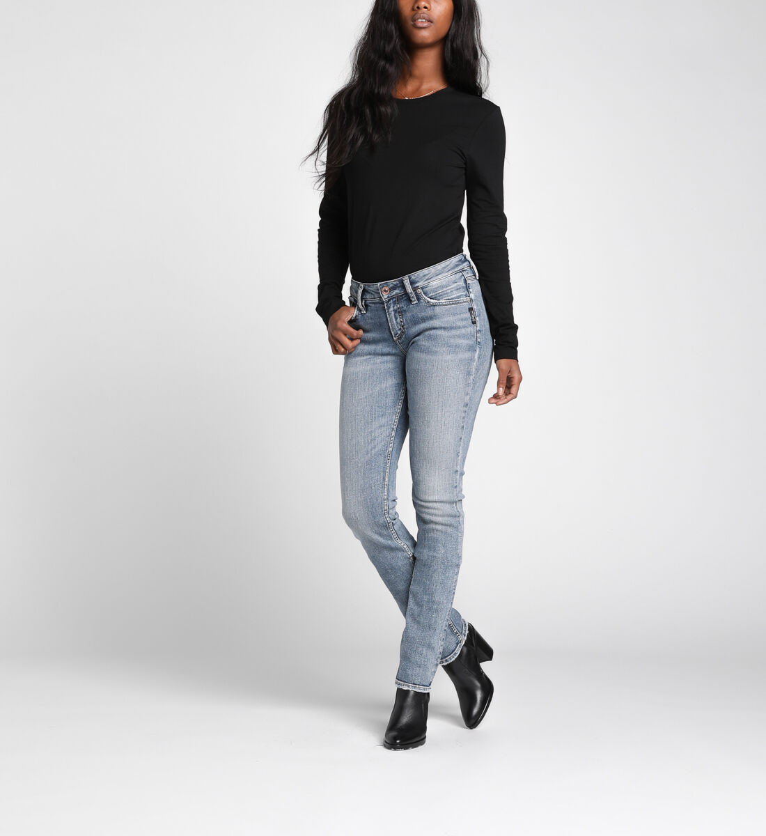Levi's curvy straight leg jeans 2025