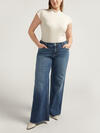Suki Mid Rise Wide Leg Jeans Plus Size, , hi-res image number 0