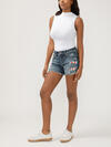 Suki Mid Rise Luxe Stretch Americana Shorts image number 2