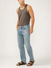 Eddie Athletic Fit Tapered Leg Luxe Heritage Jeans image number 2