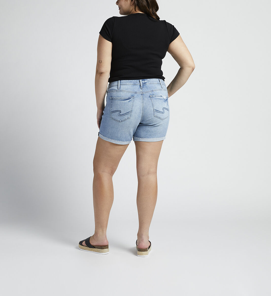 Target mid rise midi shorts sale