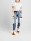 Most Wanted Mid Rise Straight Crop Jeans image number 0