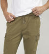 Pull-On Cargo Essential Twill Pant, Olive, hi-res image number 3