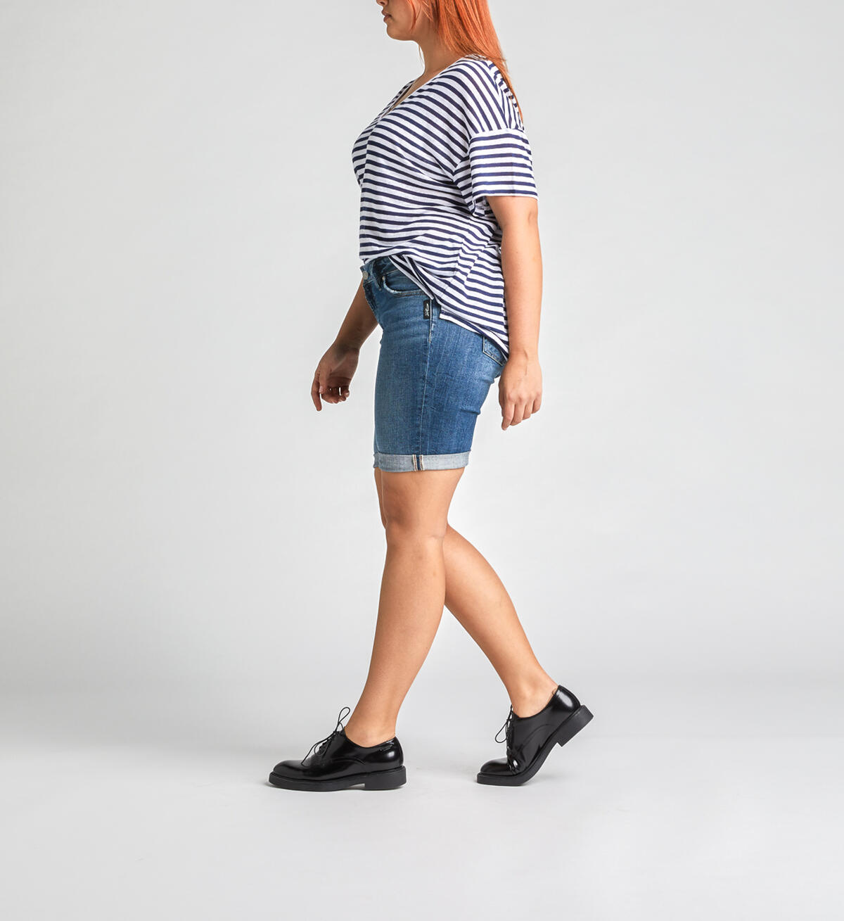 Elyse Mid-Rise Curvy Relaxed Bermuda Short, , hi-res image number 2