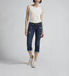 Suki Capri Dark Wash, , hi-res image number 0