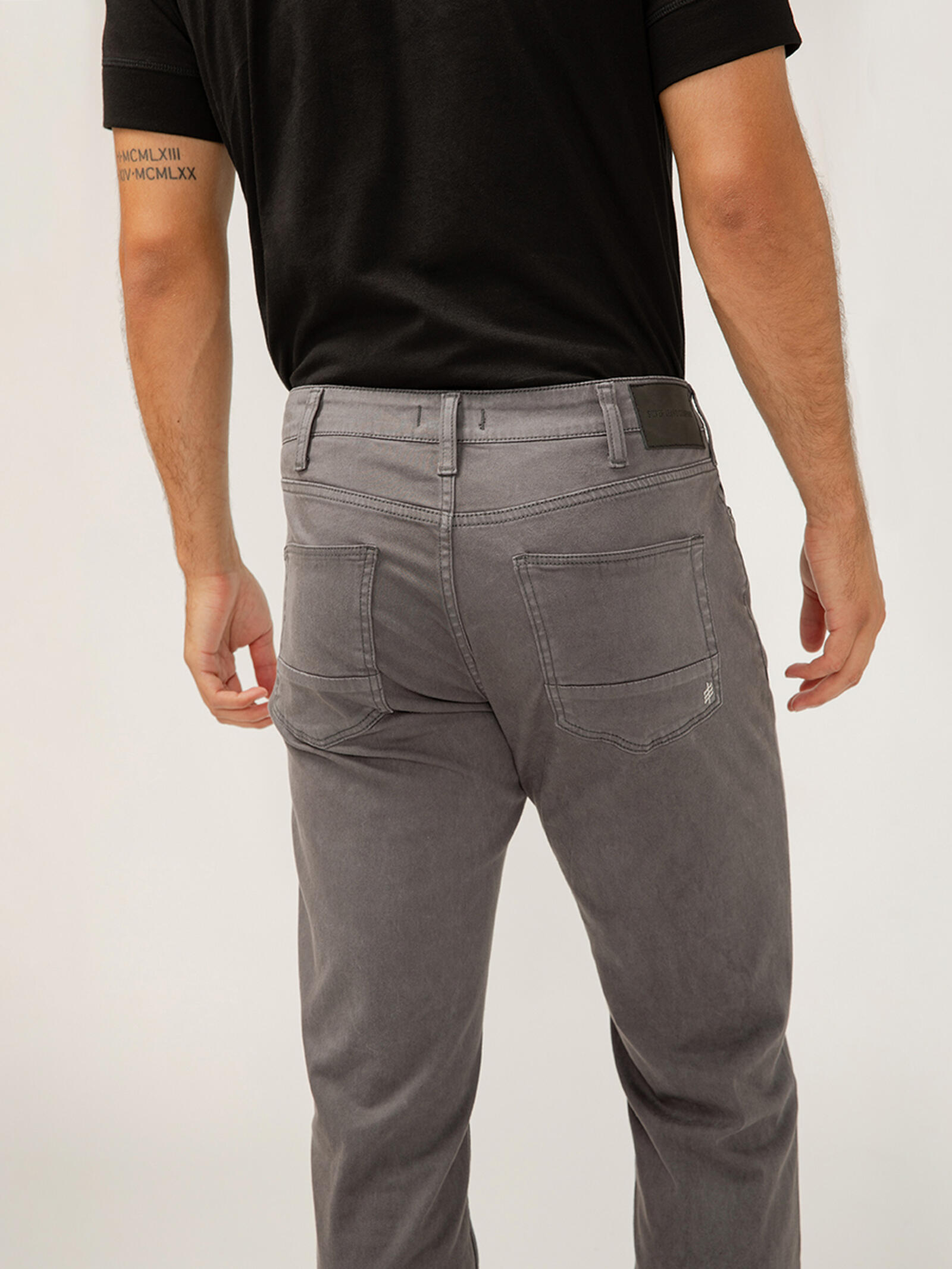 Buy Machray Classic Fit Slim Straight Leg Jeans for USD 94.00 | Silver ...