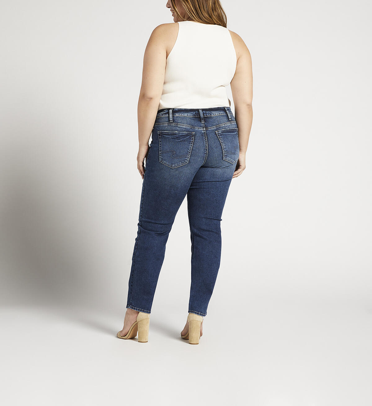 Suki Mid Rise Straight Leg Jeans Plus Size, , hi-res image number 1