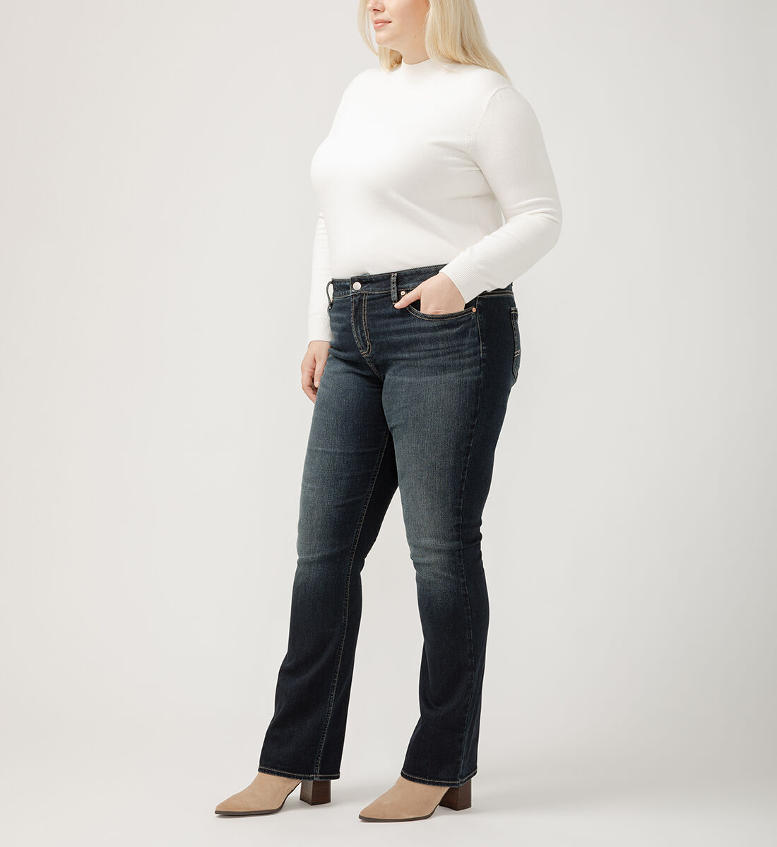 Silver avery slim bootcut jeans on sale