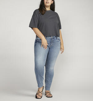 Suki Mid Rise Straight Leg Jeans Plus Size