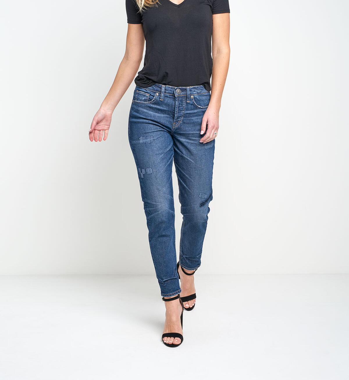 The Mom Jean Dark Wash, , hi-res image number 0