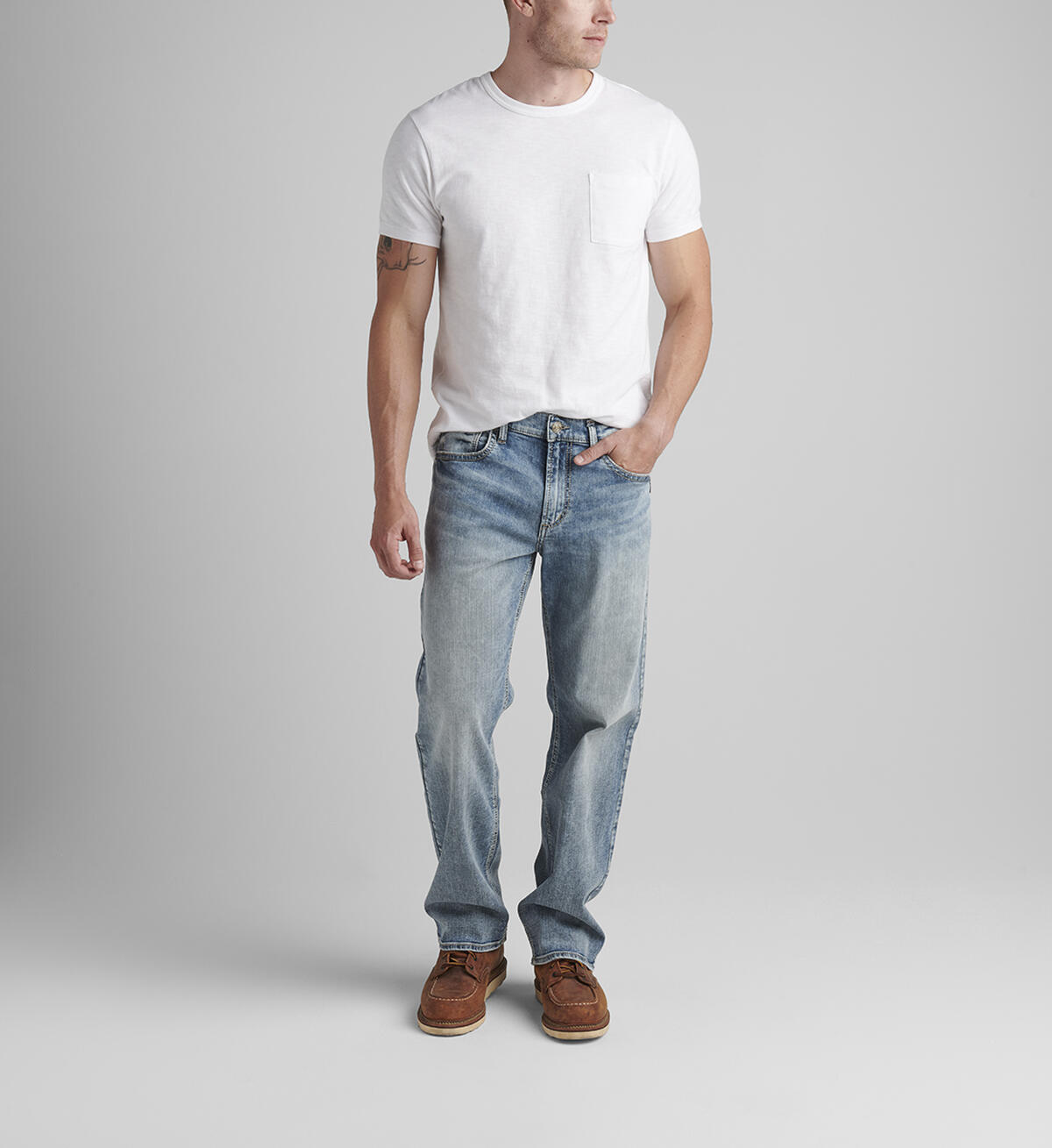 Gordie Loose Fit Straight Leg Jeans, , hi-res image number 0
