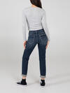 Boyfriend Mid Rise Slim Leg Jeans, , hi-res image number 1