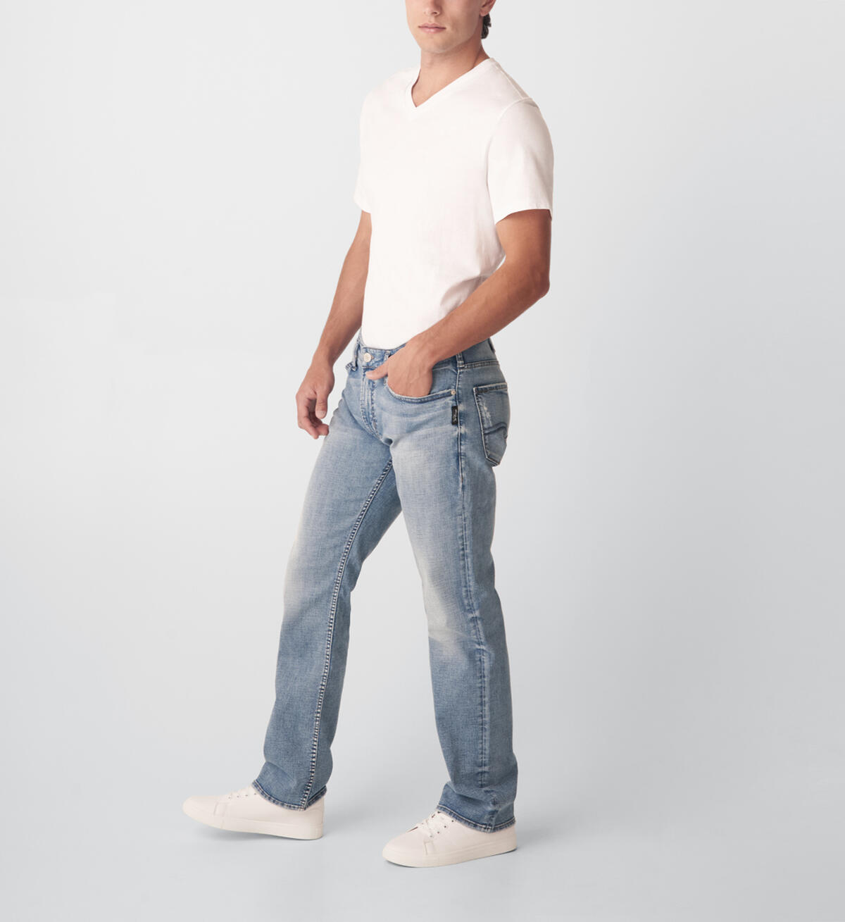 Allan Classic Fit Straight Leg Jeans, , hi-res image number 2