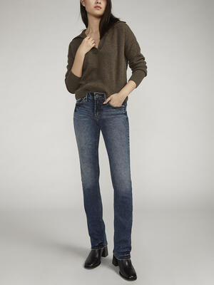 Elyse Mid Rise Slim Bootcut Jeans