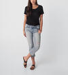 Elyse Mid Rise Straight Crop Jeans, , hi-res image number 0