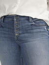 Suki Mid Rise Straight Leg Jeans Plus Size image number 3