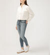 Girlfriend Mid Rise Skinny Luxe Stretch Jeans, , hi-res image number 2