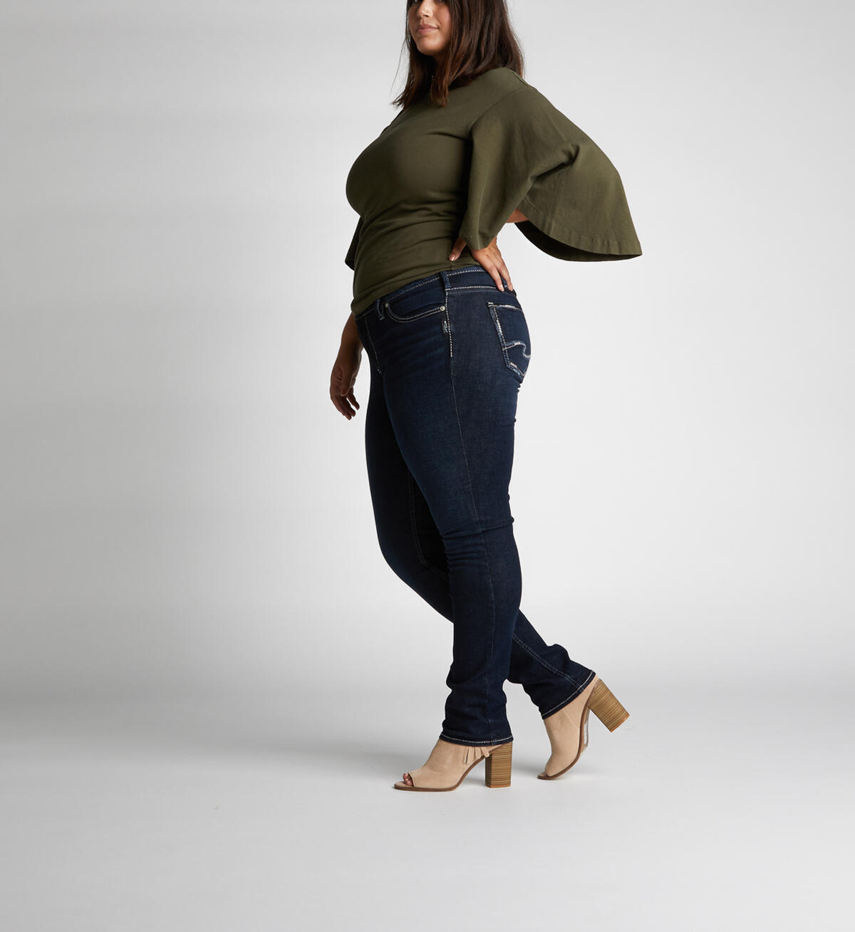Elyse Mid-Rise Curvy Relaxed Straight-Leg Jeans, , hi-res image number 2