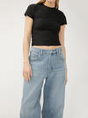High Rise Barrel Leg Jeans, , hi-res image number 3