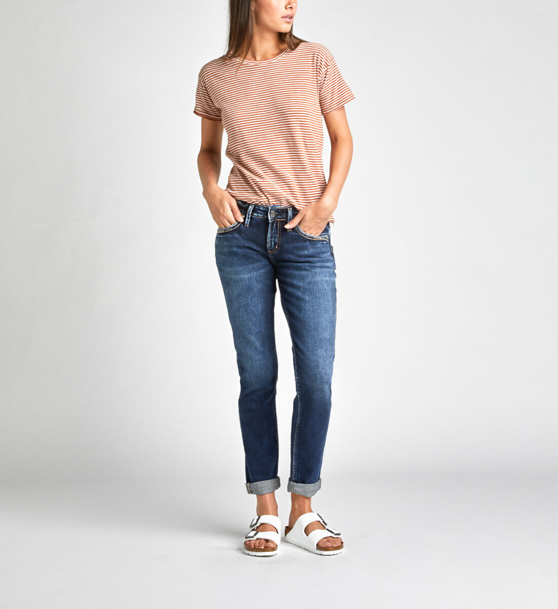 Silver jeans boyfriend discount