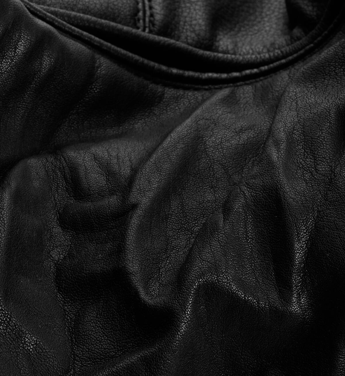 Mixed-Material Hobo Bag, Black, hi-res image number 3