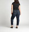 Boyfriend Mid Rise Slim Leg Plus Size Jeans, , hi-res image number 1