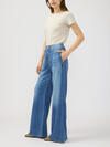 Printed Wide Leg Jeans image number 2