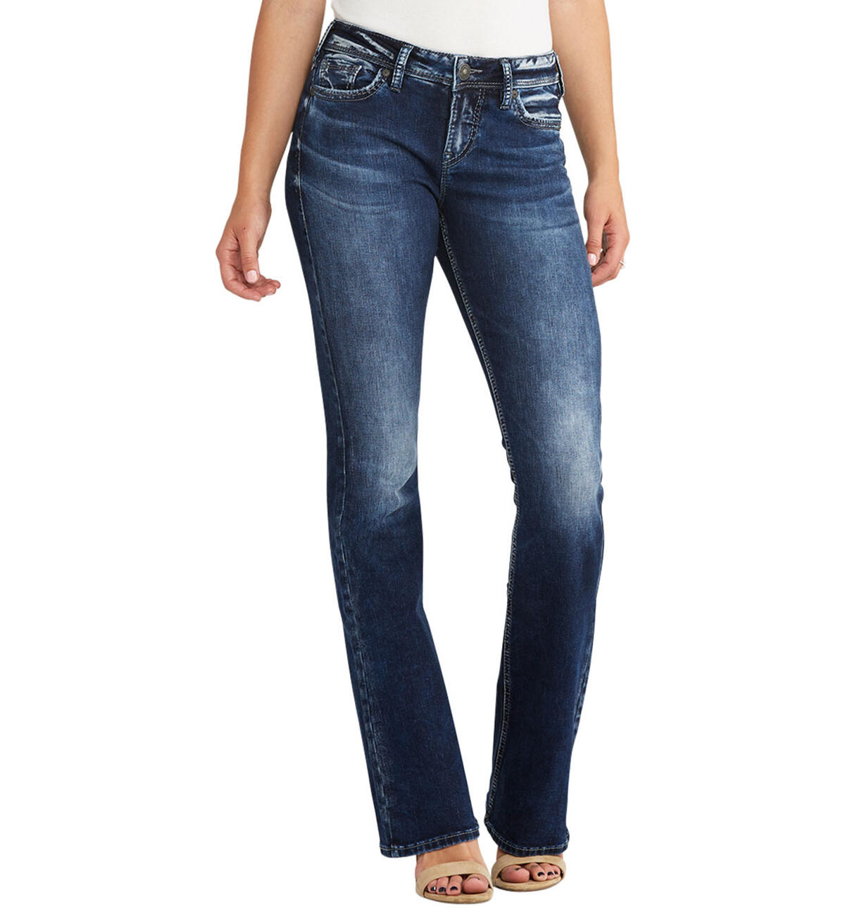 Calley Bootcut Dark Wash, , hi-res image number 0