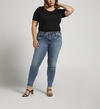 Suki Mid Rise Skinny Jeans Plus Size, Indigo, hi-res image number 0